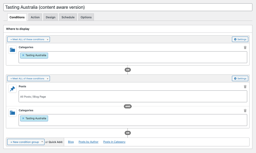 How to set up a Content Aware Custom Sidebar
